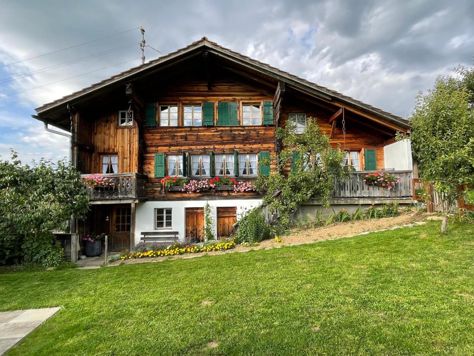 Alpenchalet Haldeli Gstaad Ferienwohnung Im 1-Stock Exterior foto