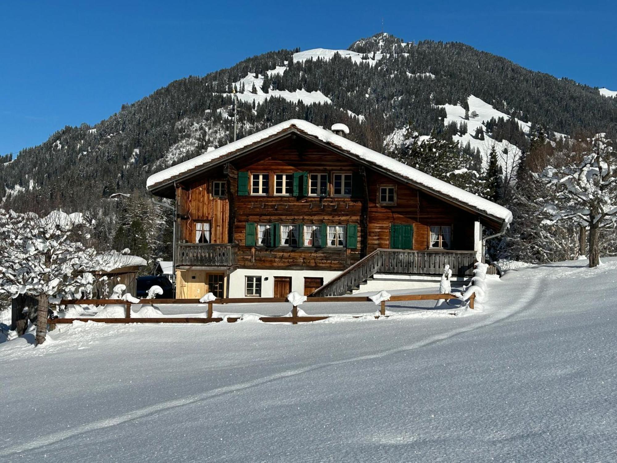 Alpenchalet Haldeli Gstaad Ferienwohnung Im 1-Stock Exterior foto